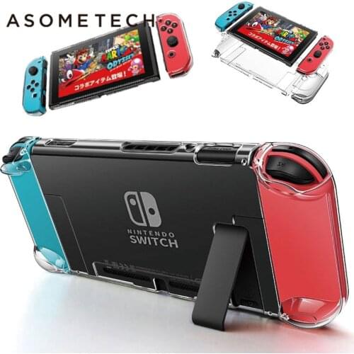 For Nintendo Nintend Switch Case Crystal Protective Hard Shell Detachable Coque Ultra Thin Bag For Nintendo64 Console NS NX Case
