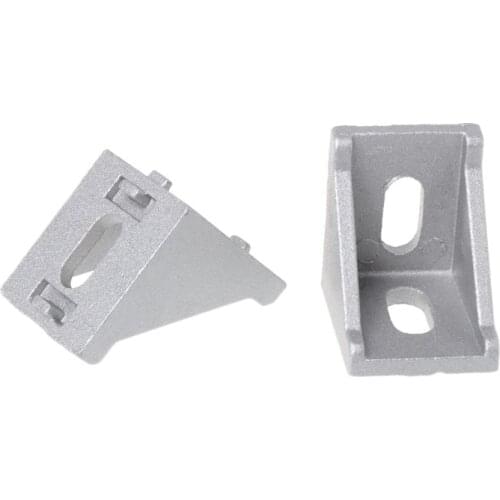 10pcs 3030 Fasten Fitting Angle 30x30 L Connector Aluminum Corner Bracket Joint Brace