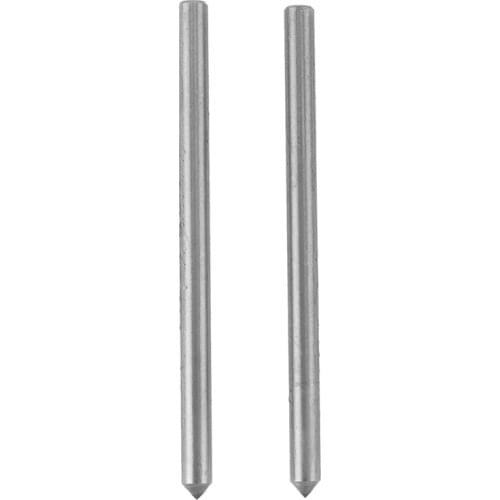 2Pcs Point Engraving Cutters Metal Stone Circuit Board PCB Bits Engraver Cnc Cutting Tools Milling Cutter