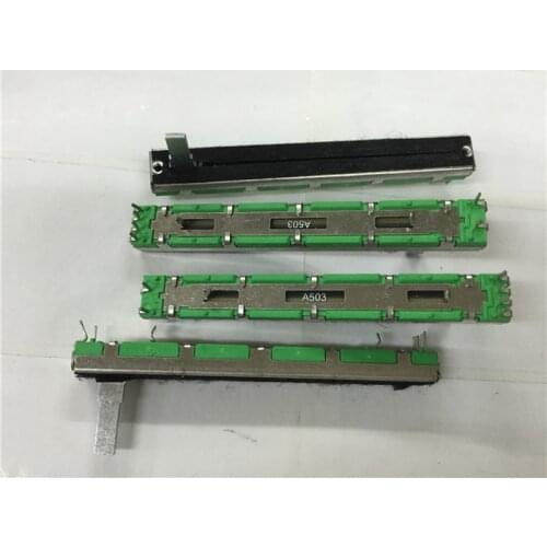 4pcs SC6080GH for Soundcraft EF12 Mixer Main Straight Slide Potentiometer A50K A503 / Double Main Fader Handle Length 15MMC