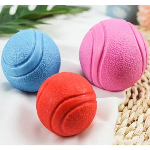 5/6/7cm Dog Toy Interactive Rubber Balls Pet Dog Cat Puppy ElasticityTeeth Ball Dog Chew Toys Tooth Cleaning Balls Toys For Dogs