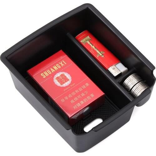 Car Armrest Center Storage Box Container Glove Organizer Holder Case For Volkswagen VW Tiguan mk2 2016 2017 2018 Accessories