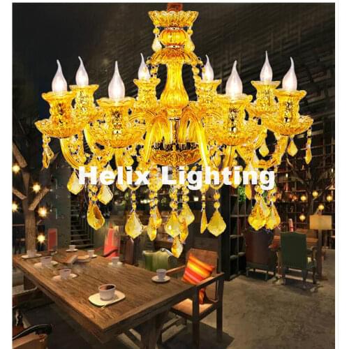 Free Shipping Colorful Design Crystal Lighting Chandelier LED Candelabro for Coffee Shop Bar Kid Modern Led Crystal Chandelier
