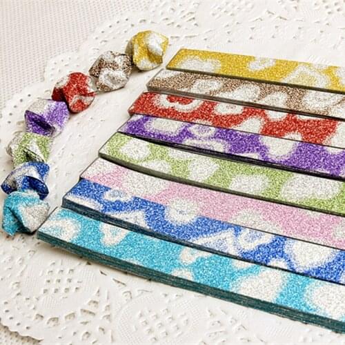 20PCS Flash love stars DIY Origami paper colorful children origami paper craft paper
