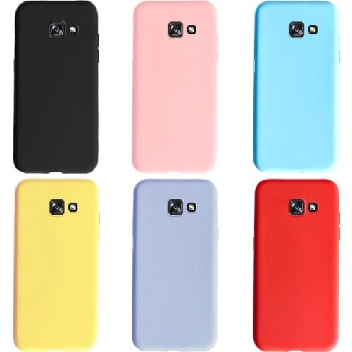 Candy Color Case For Samsung A5 2017 Case Silicone Soft TPU Phone Case For Samsung Galaxy A5 2017 Case A520 A520F Cover Hoesje