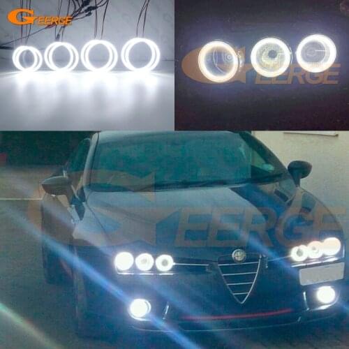 Excellent 8 pcs Super bright led Angel Eyes halo rings Day Light For Alfa Romeo 159 2005 2006 2007 2008 2009 2010 2011 2012