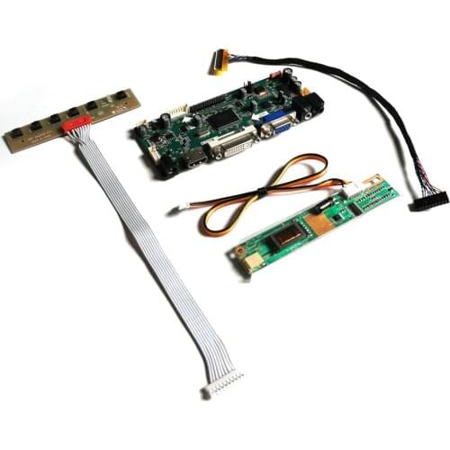 For LP154W02-B1K4/B1K5 1680*1050 15.4" VGA+DVI LCD monitor panel LVDS 30Pin CCFL MNT68676 screen controller drive board kit