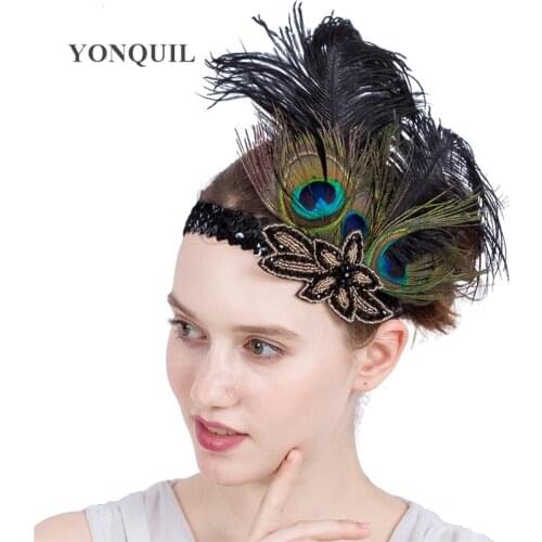 National Indian Feather Headdress Costumes American Headdress Halloween Party Native War Bonnet Hat Nice Ethnic Ostrich Headwear