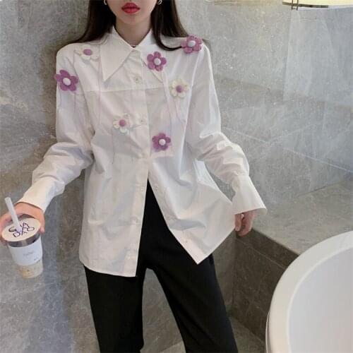 Блузки на пуговицах GRUIICEEN China At AliExpress