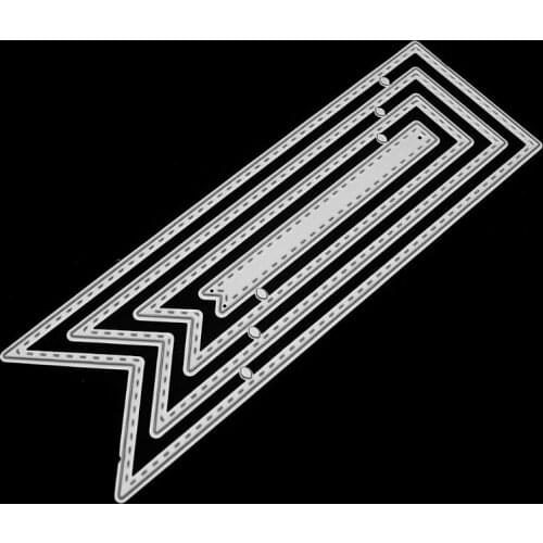 Ribbon Metal Cutting Dies Stencil DIY Scrapbooking Album Stamp Paper Card Embossing Decor Crafts