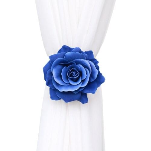 1/2pcs Flower Curtains Tieback Magnet Curtains Buckle Magnetic Curtain Holder Curtain Strap Accessories Home Decoration Gifts