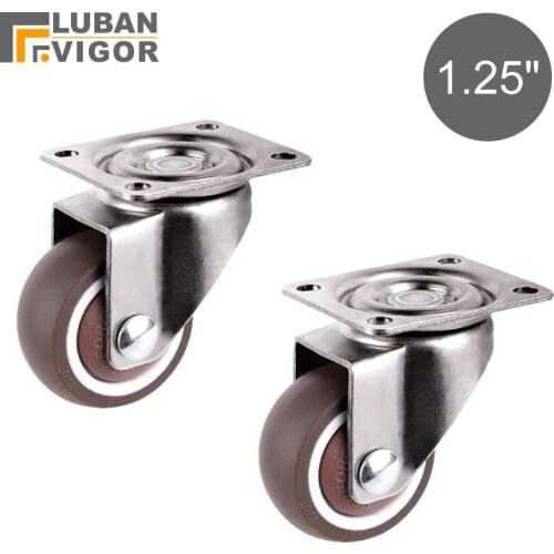 Furniture wheels diameter 1.25inch/32mm,TPE rubber,Super mute wheels,16pcs,Customized