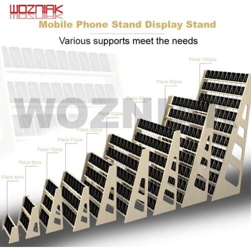 Mobile Phone Group Control Bracket Display Rack Studio Tour Shelf Dissipate Heat Charging Repair Exhibition Classroom Storage