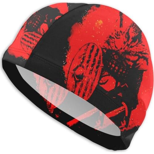 Mens Nordic Swimming Caps Viking Warrior Vikings Bath Hats Swimwear For Swim in the Pool
