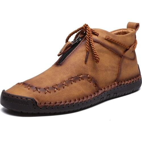 2021 New Mens Outdoor Casual Boots, Fashionable Mens Oversized Shoes 39-48