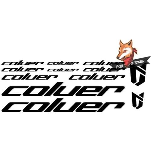 Bicycle frame stickers road bike mountain bike MTB Track bike TT bike cycle decal reflective stickers for COLUER stickers