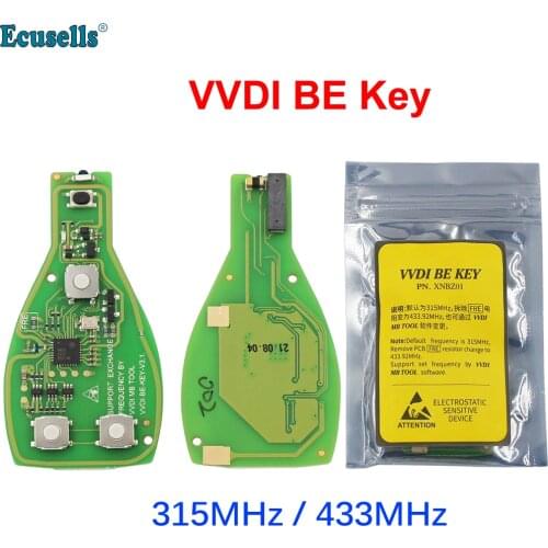 Original XHORSE VVDI BE Key Pro V1.5 PCB with Chip 315/433mhz for Mercedes-Benz Improved Version