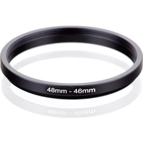 RISE(UK) 48mm-46mm 48-46mm 48 to 46 Step down Ring Filter Adapter black
