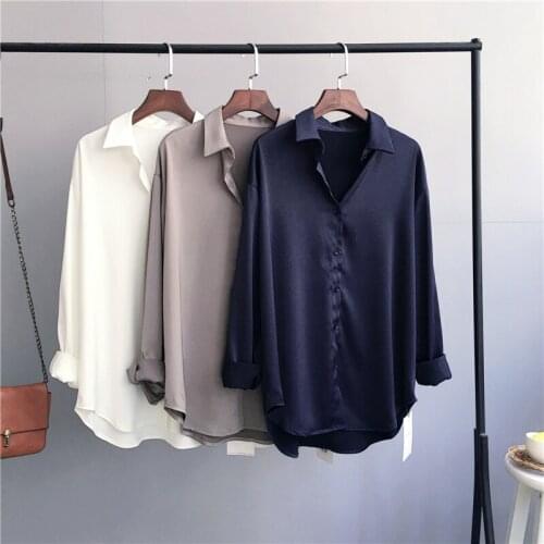 VGVFHZY Womens Silk Shirts