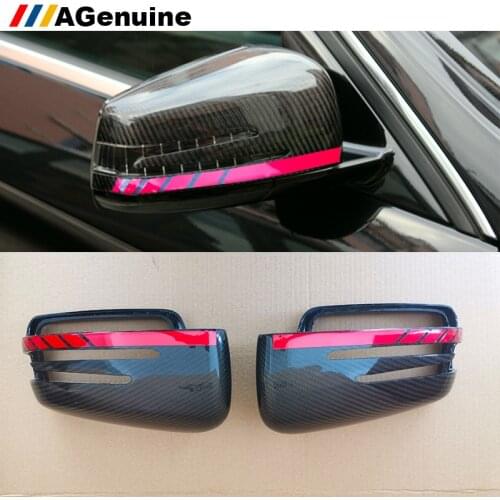 Rearl Carbon fiber Replacement Rear View Mirror cover for Mercedes Benz A B C E CLA CLS GLA GLC Class W204 W212 W117 W176 W218