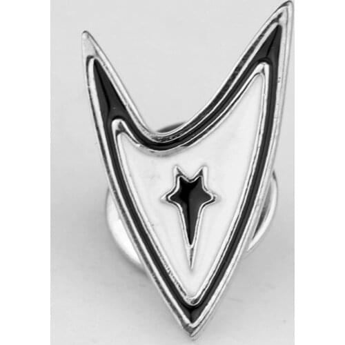 Star Cosplay Trek Badge TNG Voyager Cosplay Starfleet Brooch Badge Communicator Pin Box Halloween Carnival Accessories