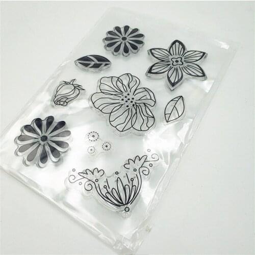 11*16cm The blossom Transparent Clear Stamps / Silicone Seals Roller Stamp for DIY scrapbooking photo album/Card Making