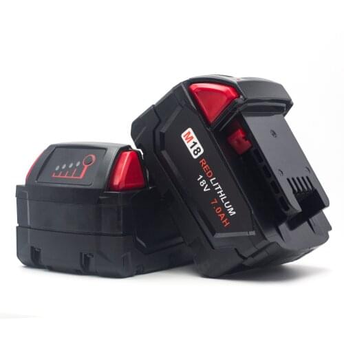 18V 7000mAh M18 XC Power Tool Rechargeable Lithium Ion Replacement Battery For Milwaukee 48-11-1815 M18B2 M18B4 M18BX L50
