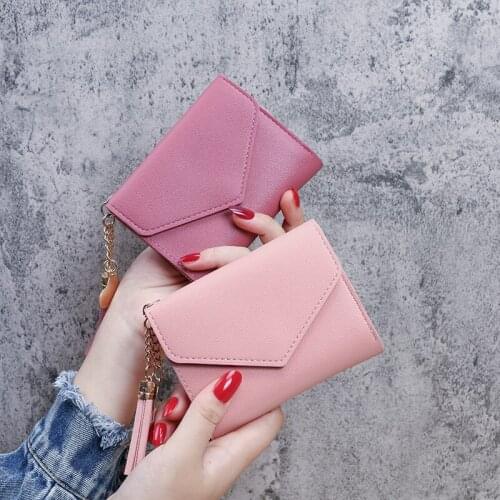 2021 New Fashion Promotion!!! New Ladies Wallet Women Tassel Pendant Pattern Wallet Card Bag Coin Purse