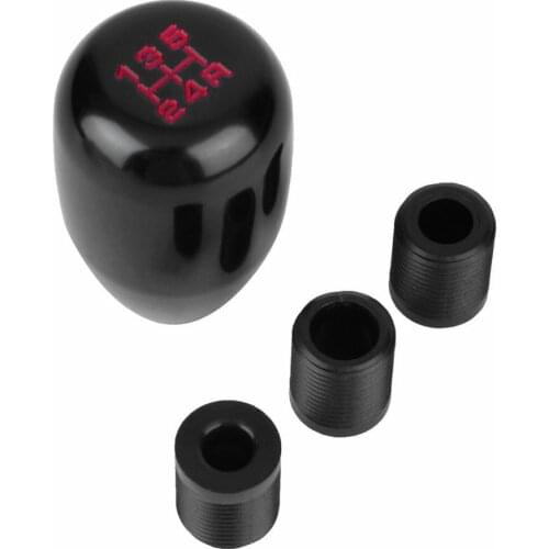 5 Speed Manual Gear Stick Shift Shifter Knob Car Modification Parts With Threaded Rubber Ring Car Accessories