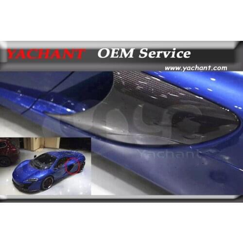 Car-Styling Auto Accessories Dry Carbon Fiber Side Air Intake Fit For 2011-2014 MP4 12-C 650S-Conversion Side Air Intake Duct