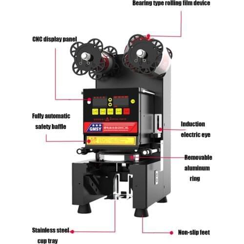 Automatic teacup stainless steel sealing machine