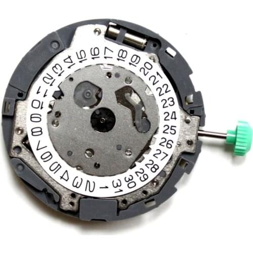 For MIYOTA OS10 Quartz Watch Movement Date at 3' with Attached Stem and Battery Replacement Watch Movement Accessories Kit