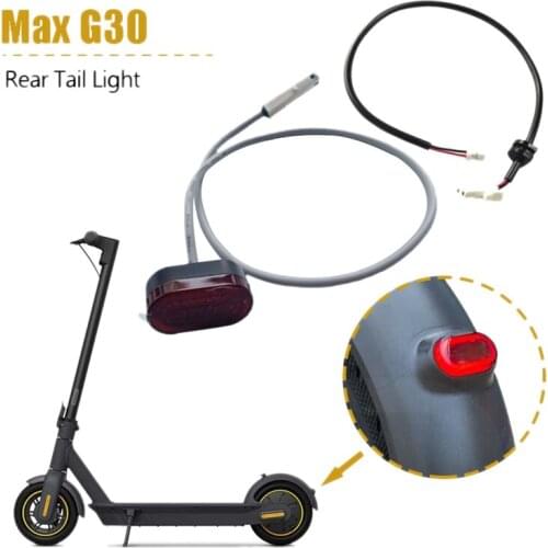 Electric Scooter Tail Light Warning Lamp LED Rear Light for Ninebot MAX G30