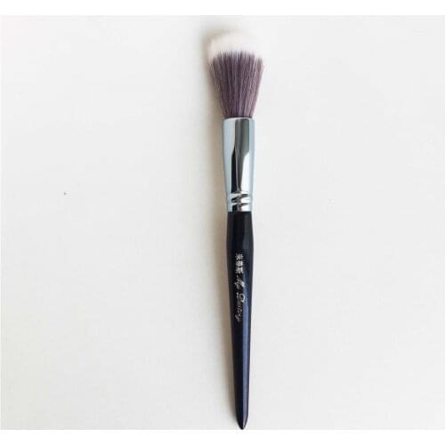 My Destiny 017 Dual-Fiber Blending Blush Brush - Flared Powder Blush Highlighter brush - Beauty Makeup Blender Tool