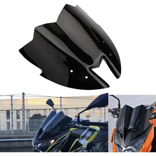 1 PCS Motorcycle Windshield WindScreen Viser VIsor Front Windshield Fits For Kawasaki Z800 ZR800 2013 2014 2015