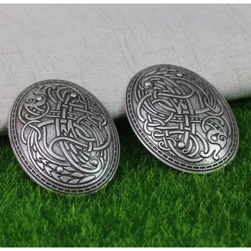 Langhong 10pcs Sweden Dragon Brooch Nordic Vikings Amulet Sweden Scandinavian Dragon Brooches Viking brosch jewelry Talisman