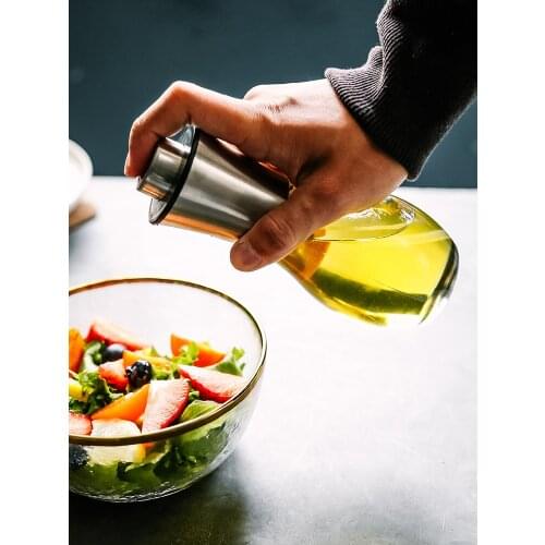 Oil spray olive oil spray oil control can spray bottle spray air pressure barbecue spray can fitness kitchen tools
