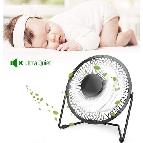 USB 4 inch Mini Fans Electric Portable Electrical Appliances Desktop Silent for PC Laptop Notebook Desk Super Mute Cooling Fans