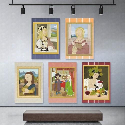 Modular Pictures Canvas Prints Painting Wall Art Polish Style Beauty Poster Home For Living Room Colorful Decoration No Frame