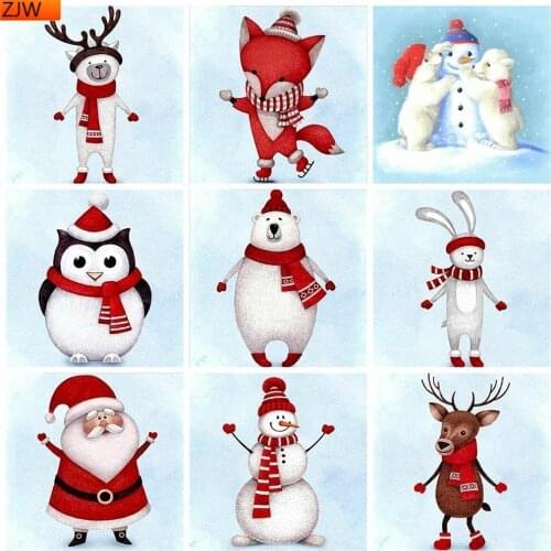 5d Diamond Painting Full Drill Square Christmas Diamond Embroidery Sale Santa Claus Cross Stitch Kits Home Decor