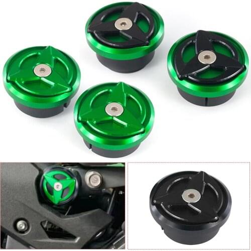 NINJA400 NINJA250 Z 400 EX 450 250 Frame Hole Caps Cover Plug Set For KAWASAKI NINJA 400 EX400 Z400 EX250 NINJA 250 2018- 2021