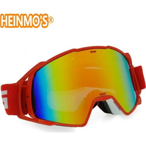 New goggle Tinted UV Stripe Motorcycle goggles Motocross Bike Cross Country Flexible Goggles