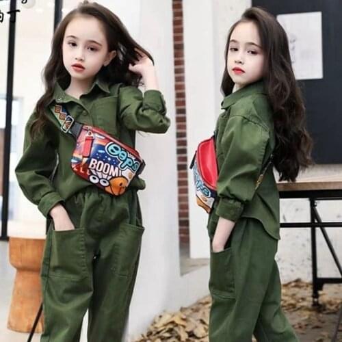 Spring and Autumn New Childrens Clothing Sets Little Girl Fashion Long Sleeve + Pants Two-piece Suits Kids Costume