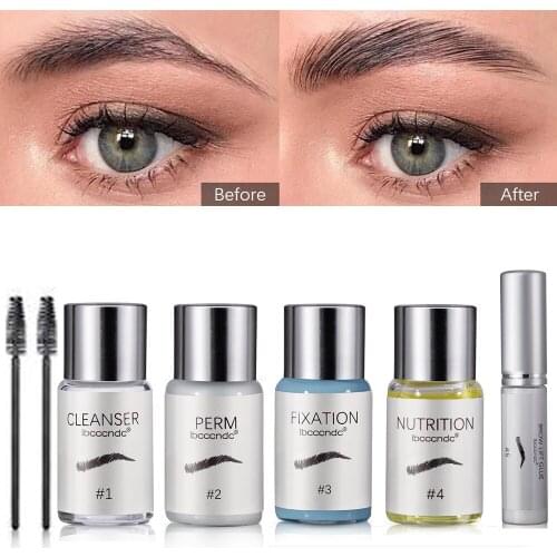 Brand New Brow Lamination Kit Eyebrow Perm Lotion Eye Brow Lifting Kit Semi-permanet Beauty Salon Brow Lift Perming Nutrition