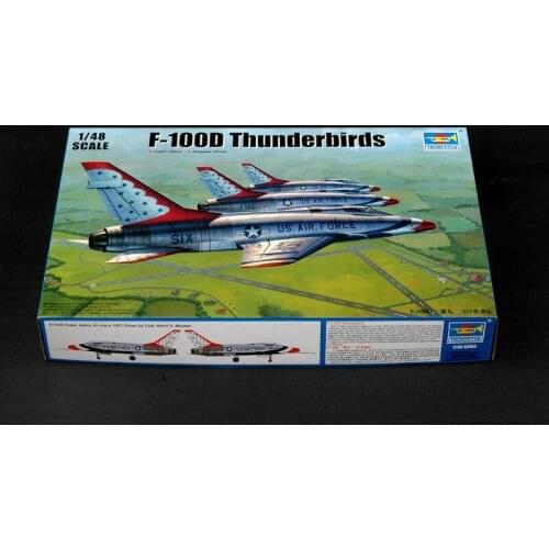Trumpeter 02822 1/48 F-100D in Thunderbirds livery