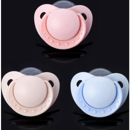 Funny Adult Type Pacifier Custom Big Size Food Grade Silicone Adult Pacifier Parentchild Toys Drop Ship