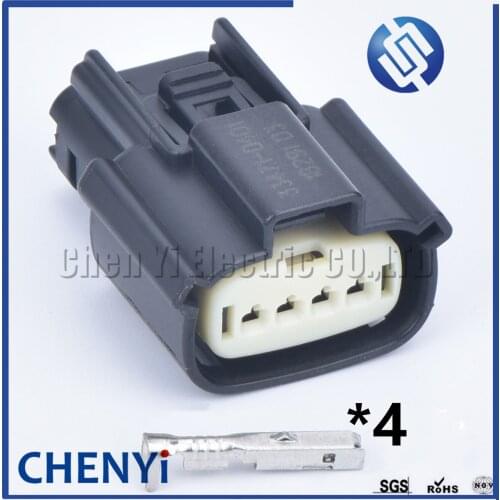 1 set Molex 4 Pin female 1.2mm car Light Lamp Socket Ignition Coil Connector plug 33471-0469 For Ford Chevrolet Buick