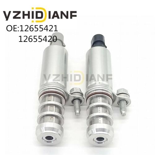 2x Intake & Exhaust Camshaft Position Actuator Solenoid Valve Kit for GM- Malibu- Buick-2.0L / 2.2L / 2.4L OE:12655421 12655420