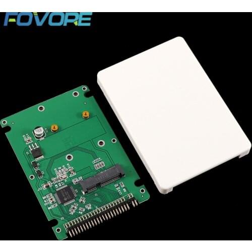 Adapter IDE mSATA mSATA Mini SATA to 2.5 inch 2.5 '' IDE 44pin adapter with case as 2.5" HDD SINTECH New