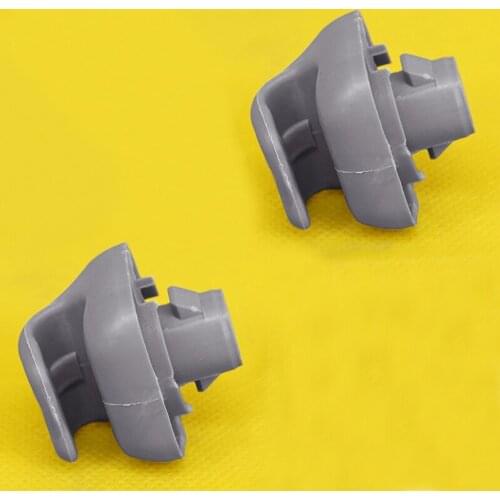 2Pcs/Set Interior Sun Visor Clip Holder Bracket Car Grey Fit For Nissan Qashqai J10 Juke 350Z Infiniti FX45 FX35 G35 96409BC402